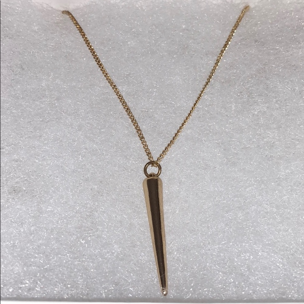 Gold Spike Necklace